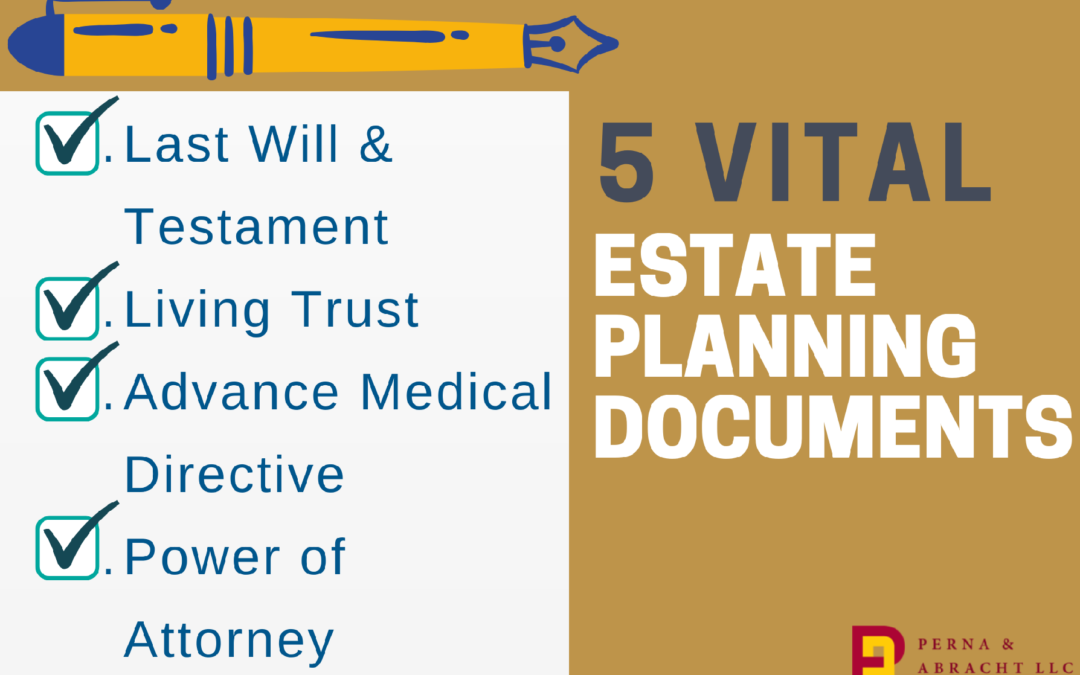 Estate planning legal documents will trust